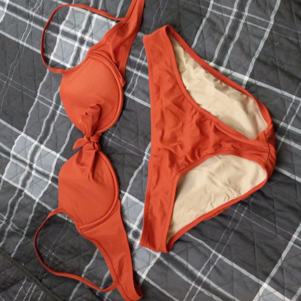 J crew bikini top 14 bottom large